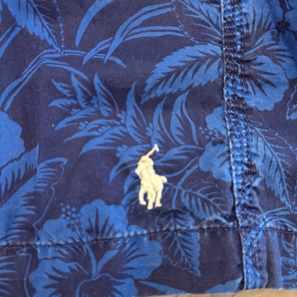 Polo Ralph Lauren Boys Blue Floral Swim Shorts